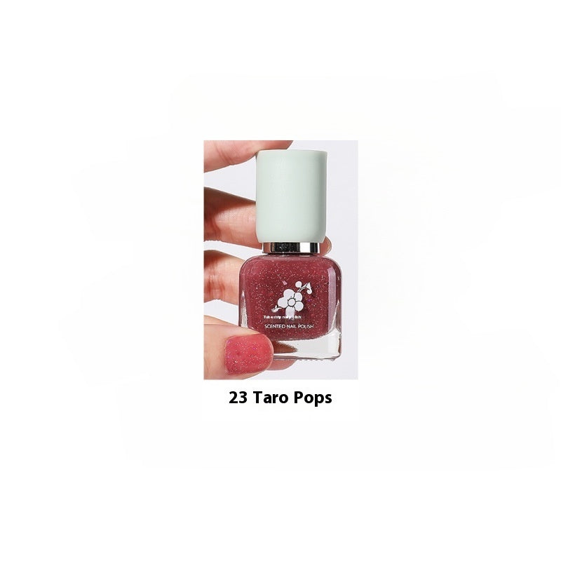Wutering Water-based Quick-drying Baking-free Long-lasting Tearable Popular Color White Fragrance-retaining Nail Polish