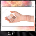 Pearlescent Waterproof Beauty Sequin Four-Grid Eyeshadow
