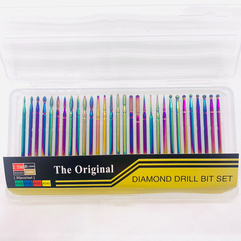 Color Plated Nail Polish Head Set