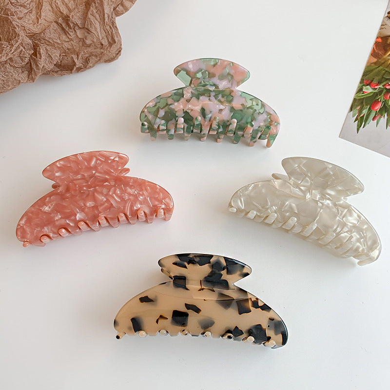 Acetic Acid High-end Leopard Print Hair Clip