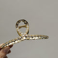 Grab Clip Set Crystal Shiny Temperament Hair Metal
