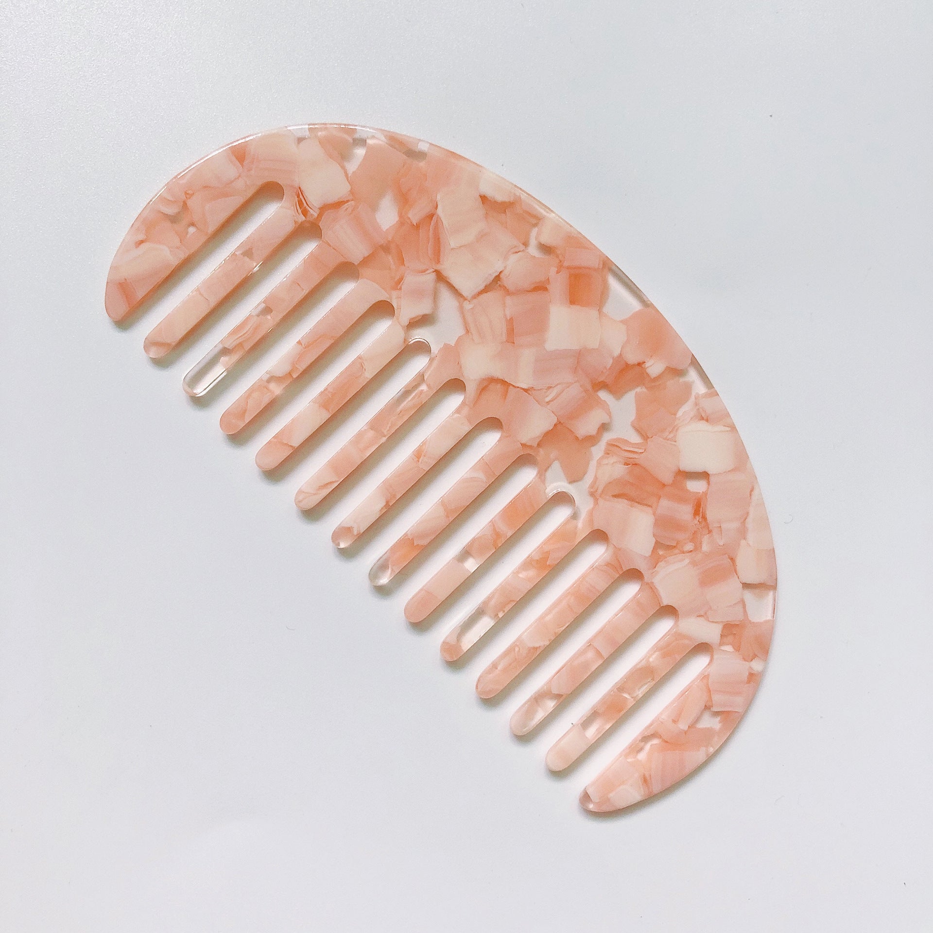 Retro Cute Elegant Semicircle Acetate Plate Geometric Comb