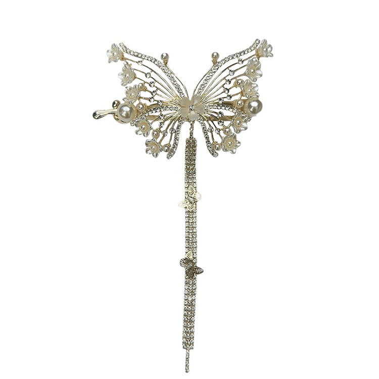 Lily Butterfly Banana Clip Mori Style