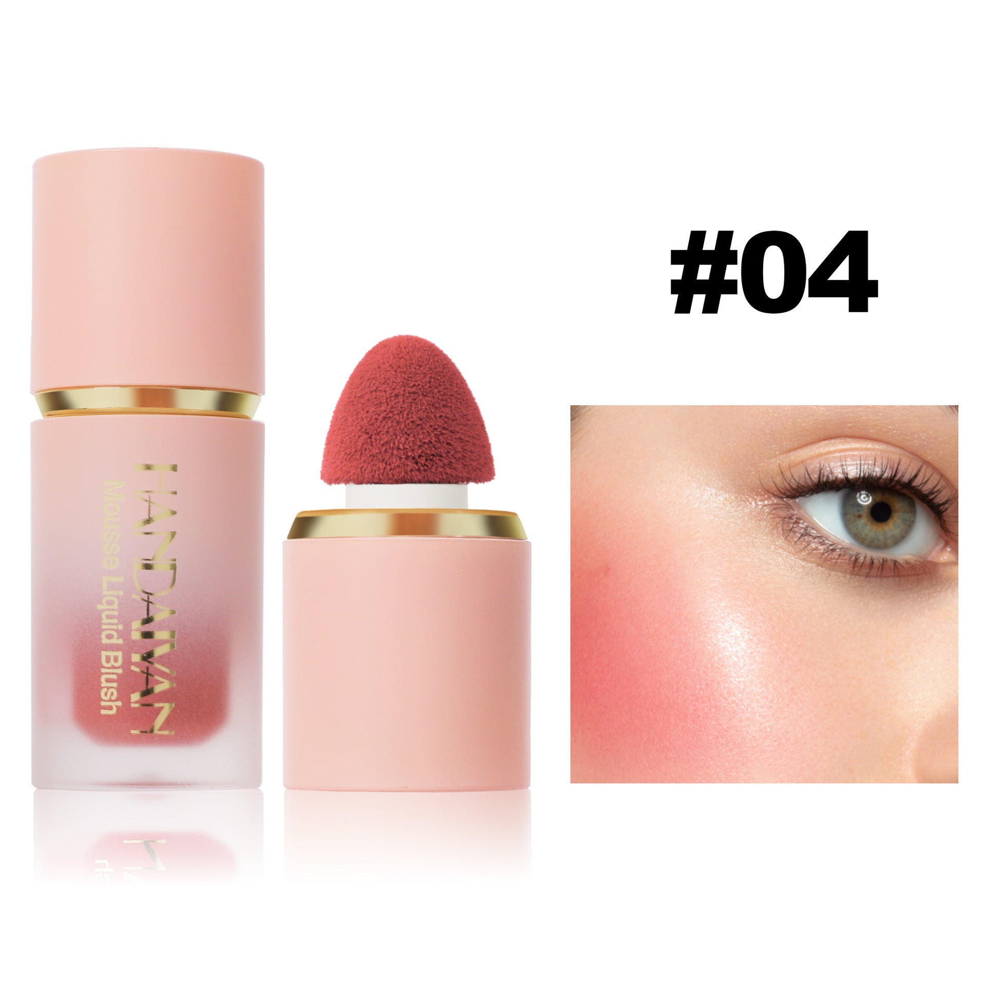 Handaiyan Liquid Blush Facial Makeup Repair Matte Universal Easy To Color Rouge