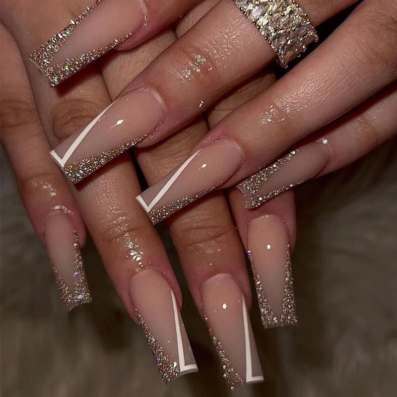 Women's Fashion Wear Nail Flash Manicure