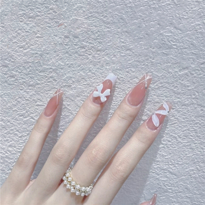 Wearing The Finished Nail Patch