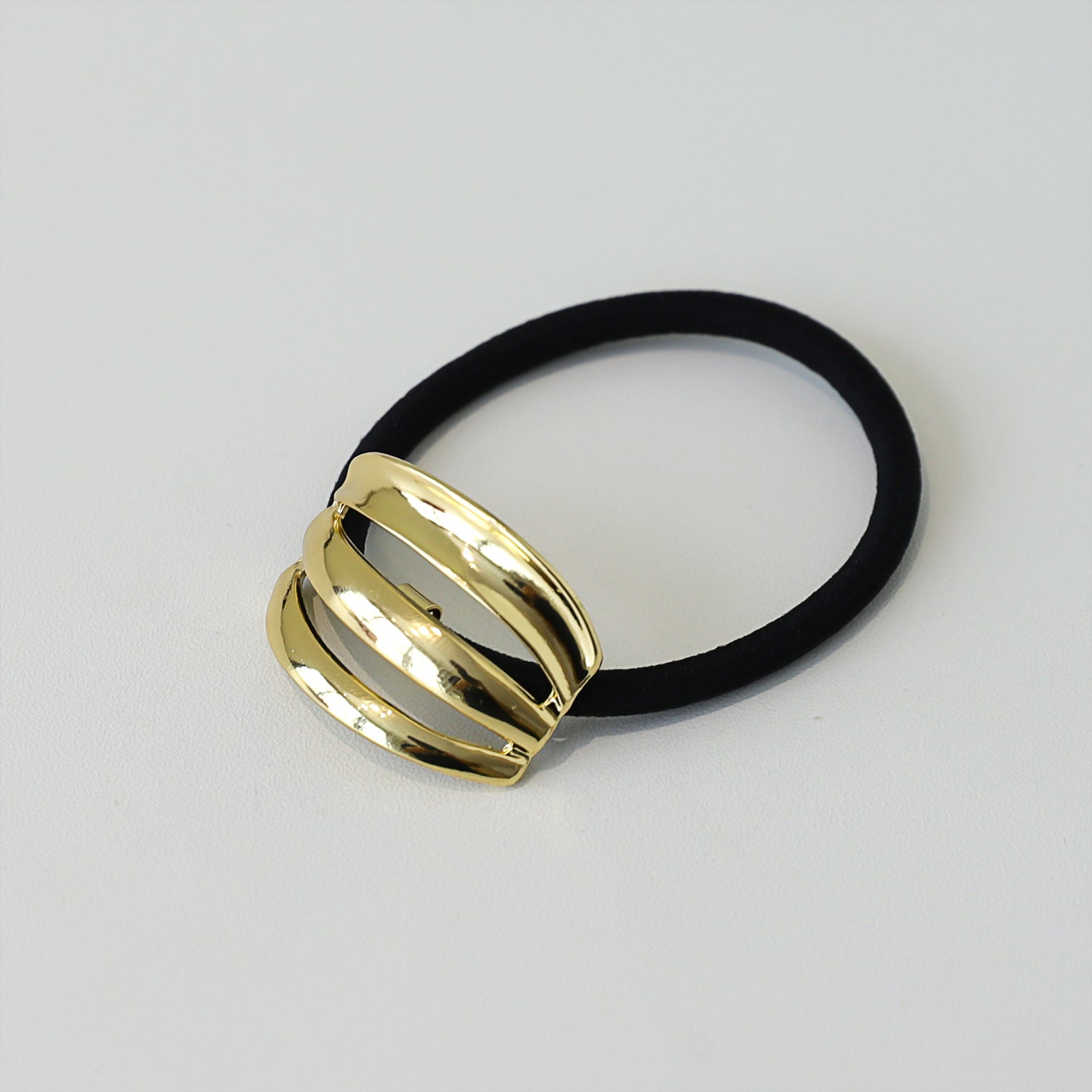 European And American Cold Style Geometric Metal Concave-convex Stretch Retro Head Rope