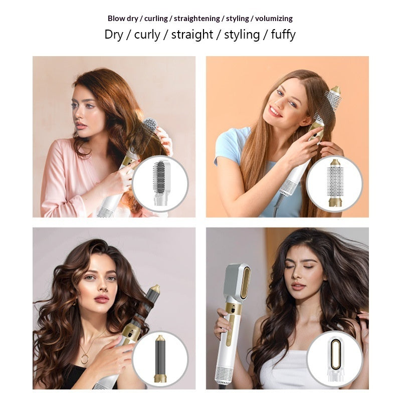 5-6 Combination Hot Air Comb - Multifunctional Cross-border Hair Dryer