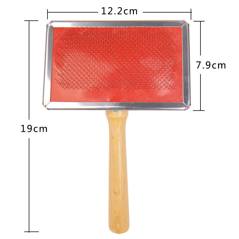 Origin Source Pet Comb Cat Dog Cardigan Comb Solid Wood Dog Beauty Comb Pet Supplies Wooden Handle Needle Comb