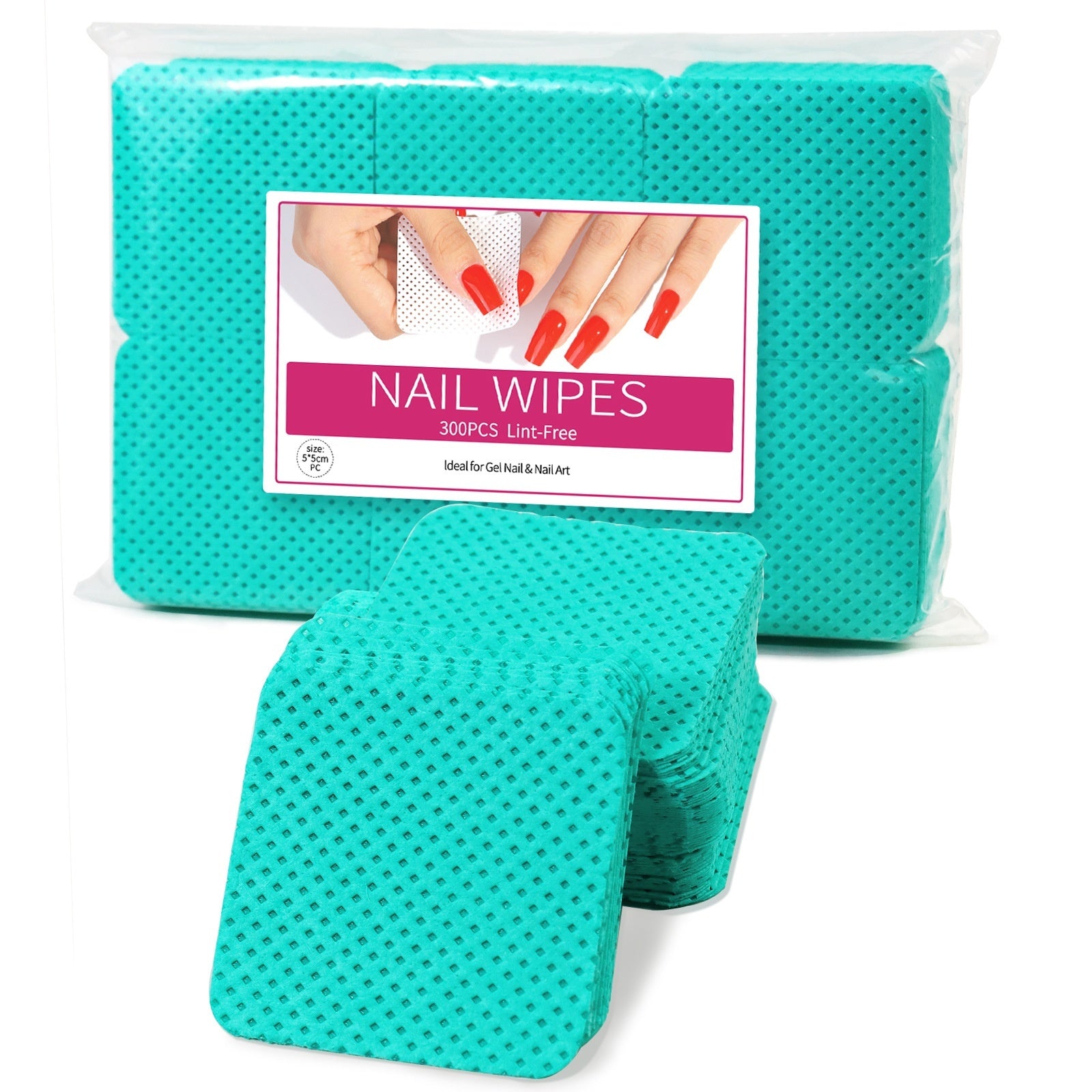 Nail Wipes Portable Home Solid Color Magic Nail Polish Removing Tissue