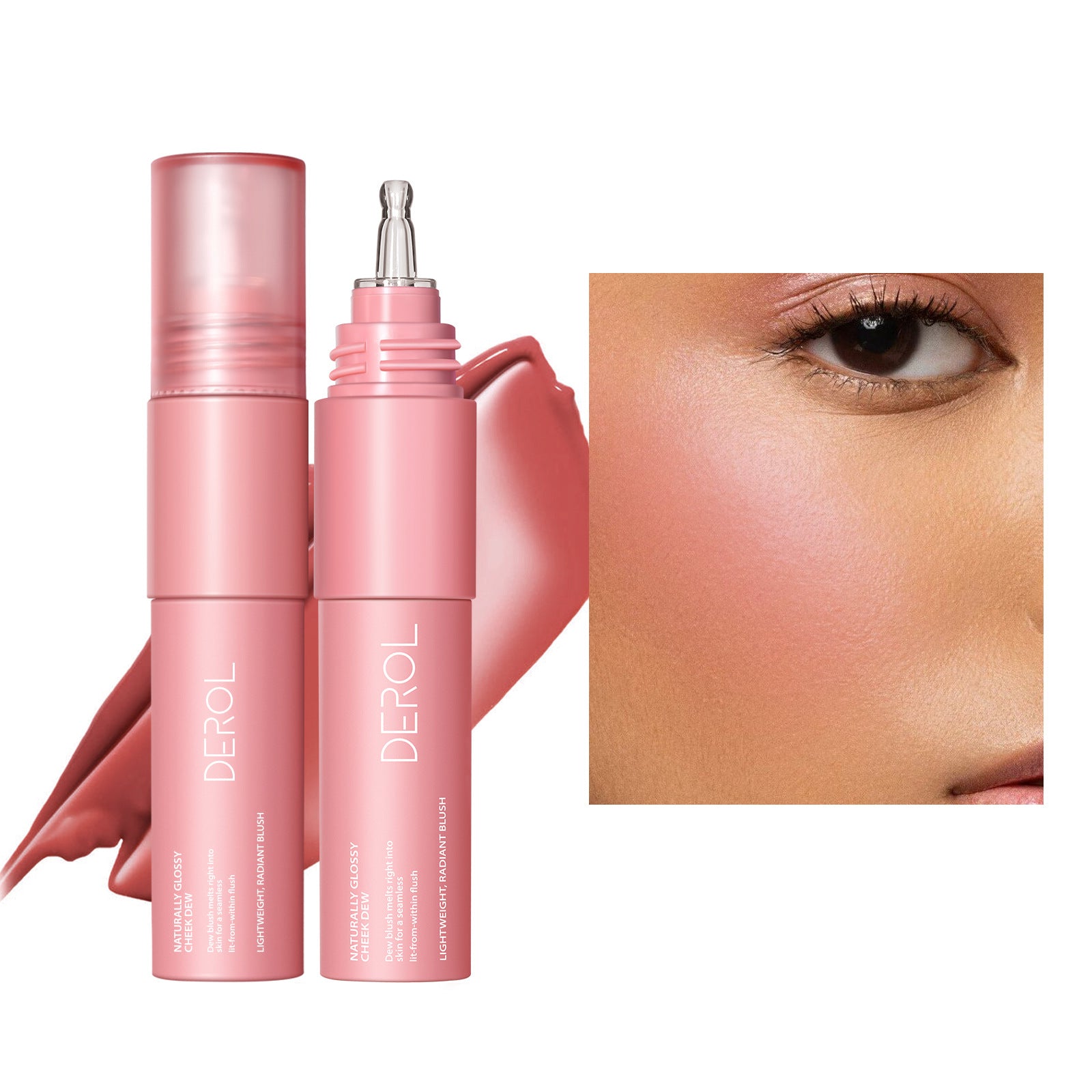 Derol Liquid Blush Moisturizing Clothing Paste Light And Transparent