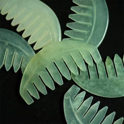 Fashion Personality Jade Meridian Scraping Comb