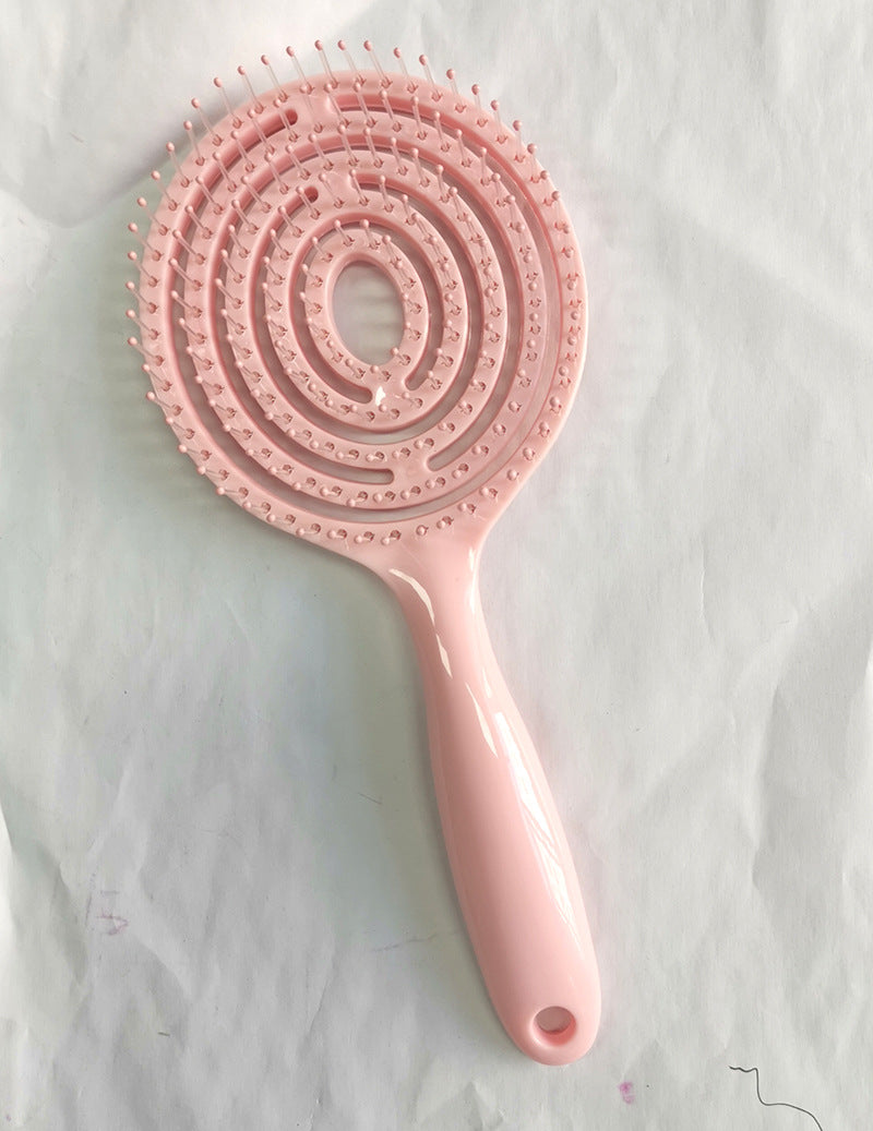 New Hollow Plastic Massage Comb