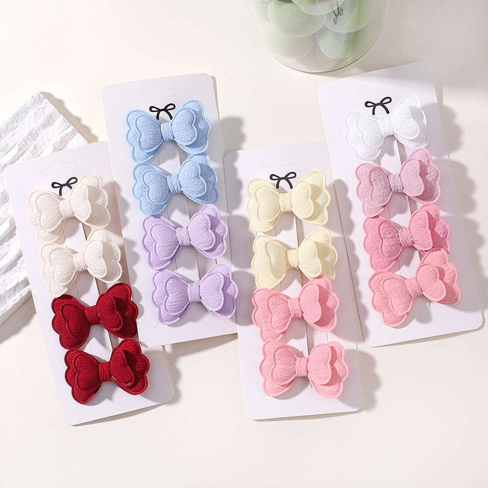 Double Butterfly Barrettes Suit