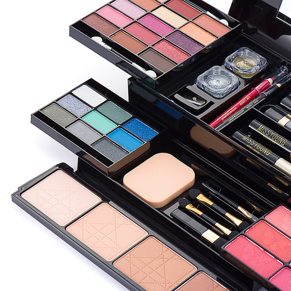 Missyoung Eye Shadow Lip Gloss Blush Concealer Makeup Set