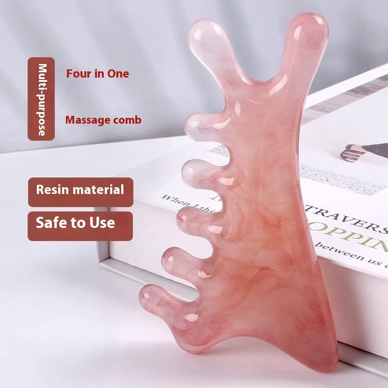 Comb Hair Skin Massage Dredge Meridian Scraping Instrument Facial Eye Nose Scraping