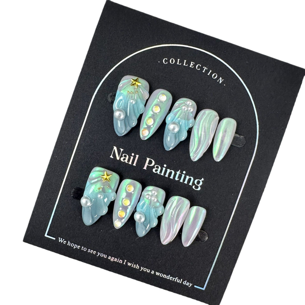 HAILANG Shell Nail Stickers Wear Nail Painting Tip High-grade Summer