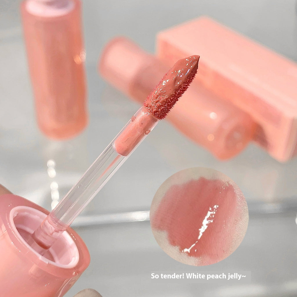 Lightweight Lip Lacquer Moisturizing Mirror Set Makeup