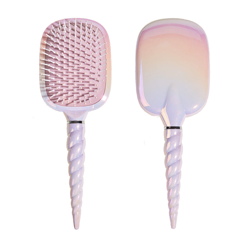 Home Rainbow Air Cushion Massage Comb Straight Hair