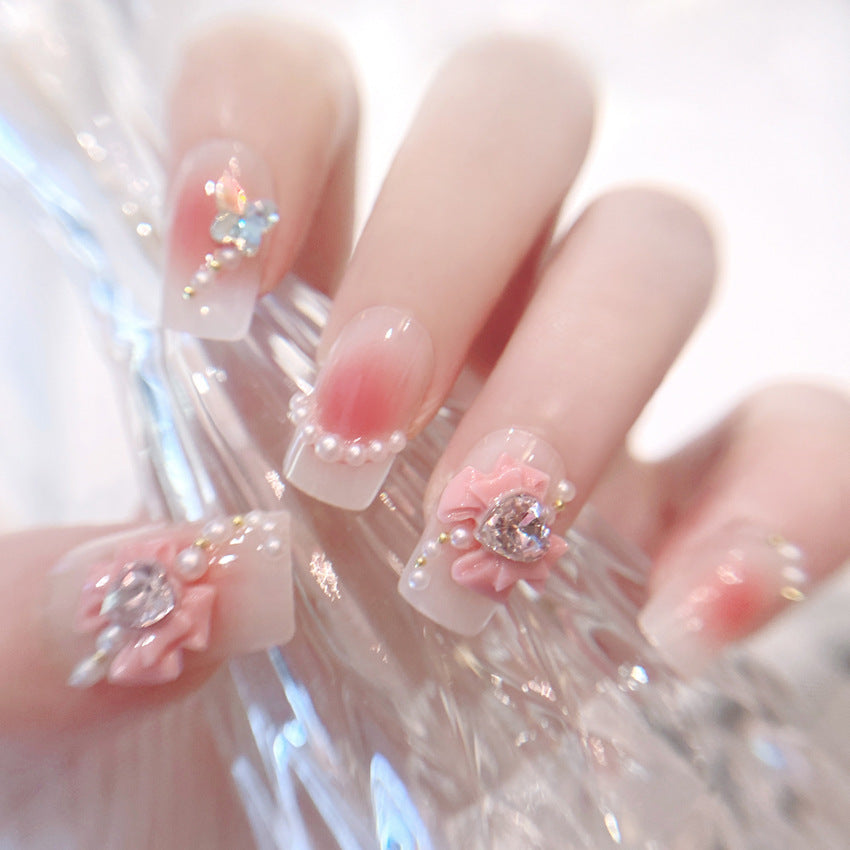 Women's Fashion Personalized Bow Nail Stickers