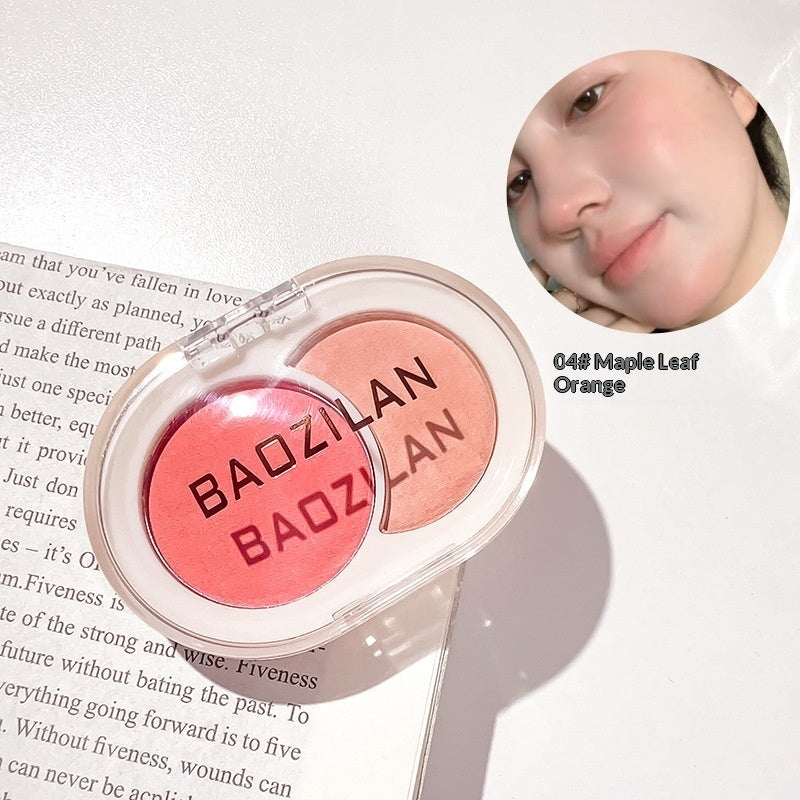 Baozilan Two-tone Blush And A Low-saturation Contour Palette