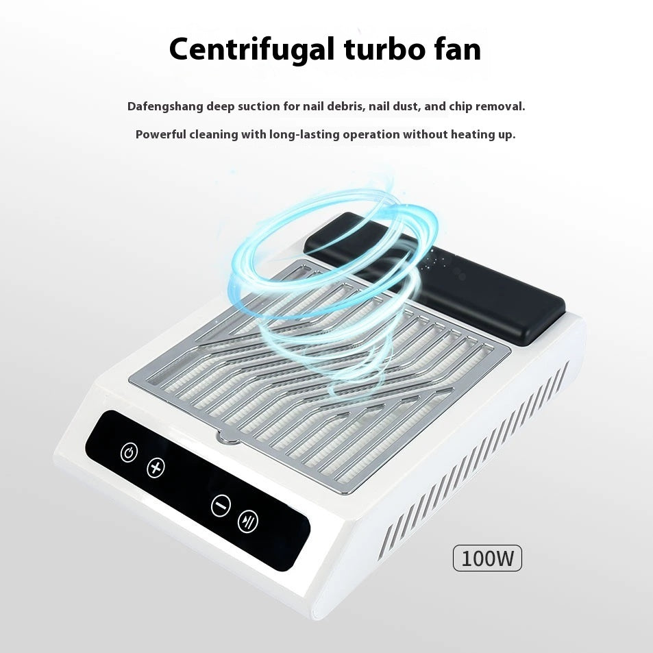 High-power Nail Dust Collector Speed Adjustable With Filter Net Nail Dust Cleaner