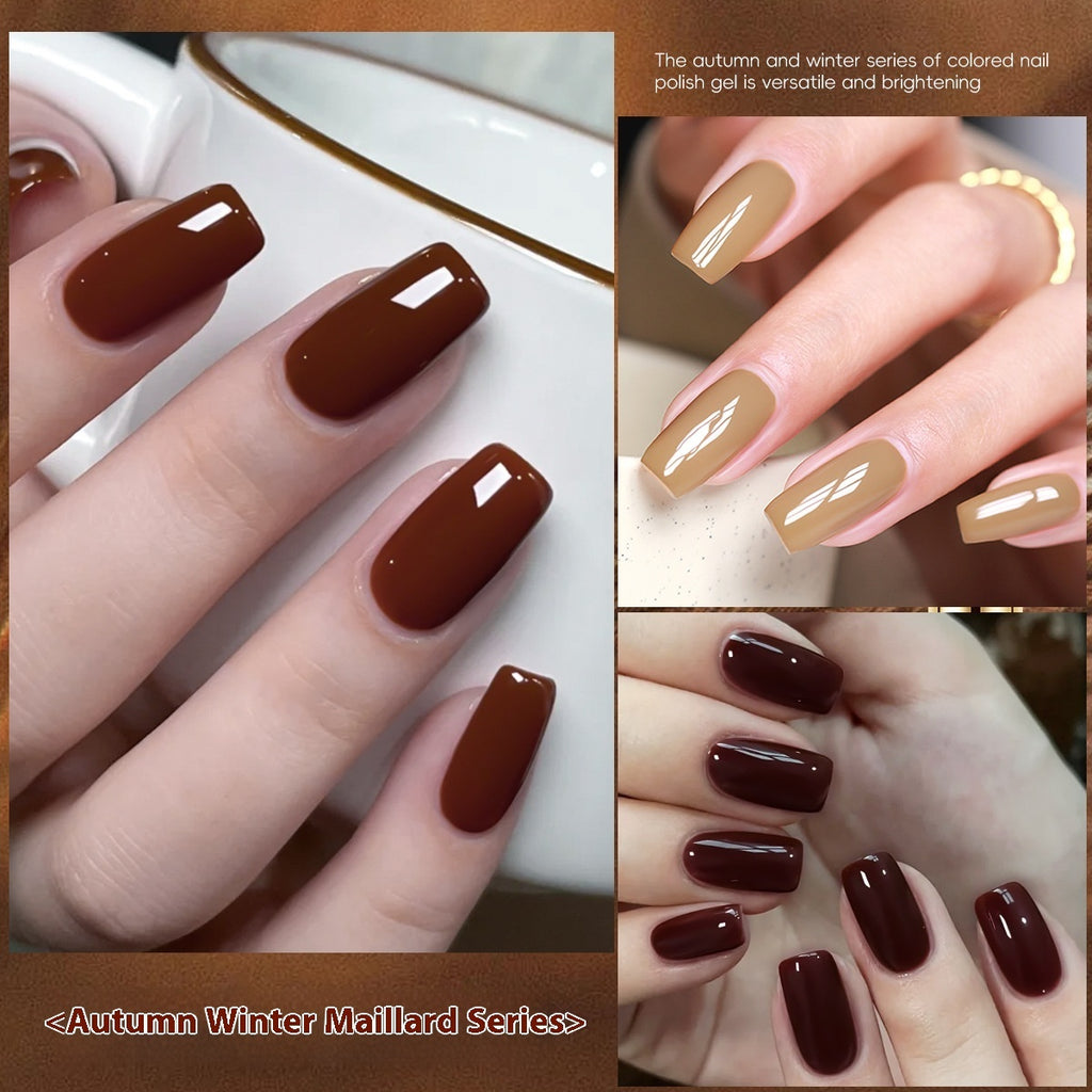 XEIJAYI UV Polish Khaki Deerskin Brown Nail Salon Popular Color