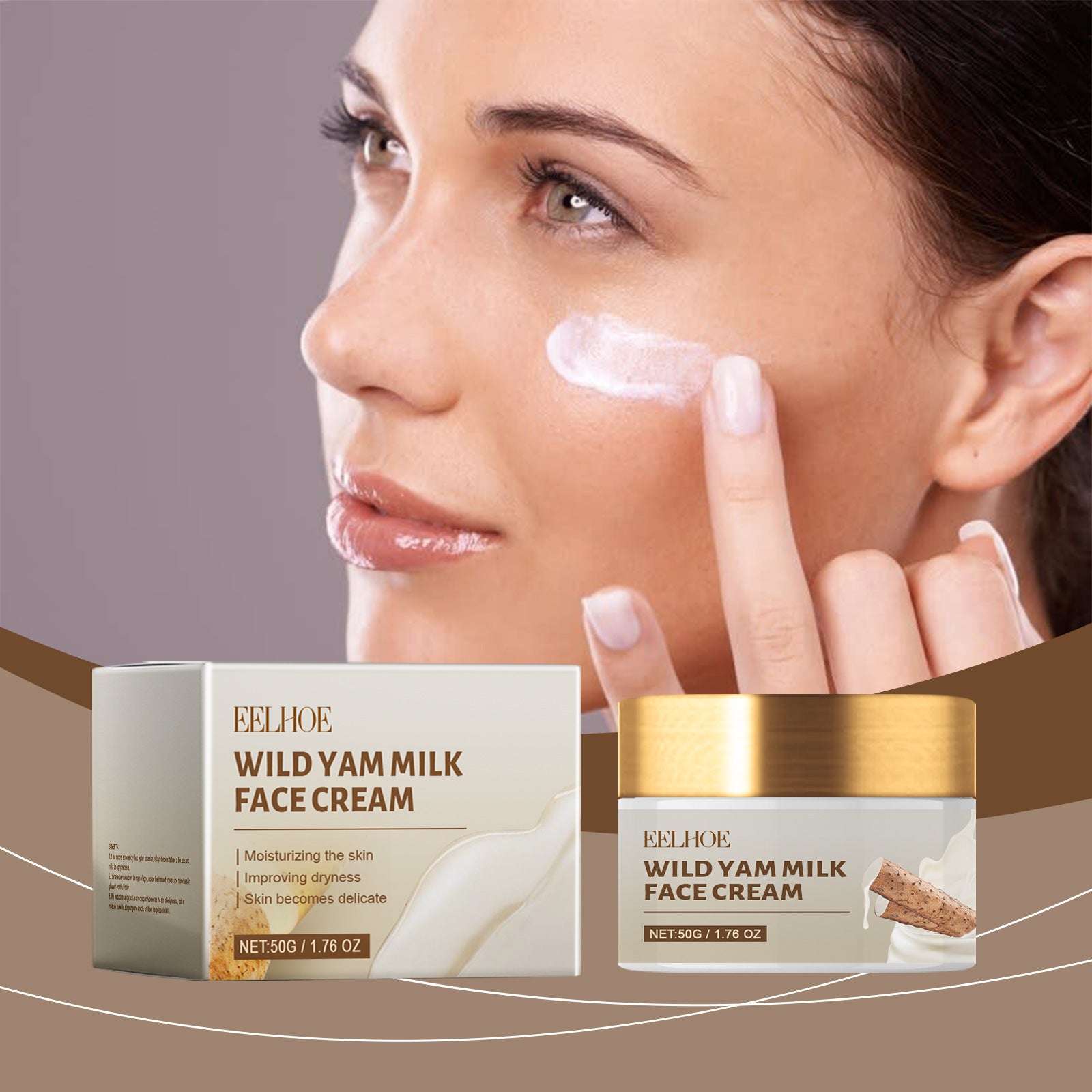 Dioscorea Japonica Moisturizing Repair Cream Hydrating Skin Care