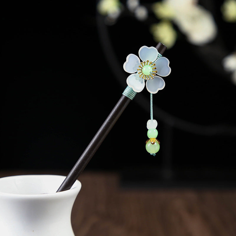 Ebony Hairpin Cheongsam Hanfu Tassel