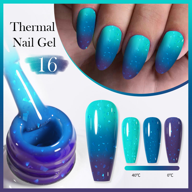 Thermal Nail Gel Simple Home Candy Gradient Color Change UV Polish
