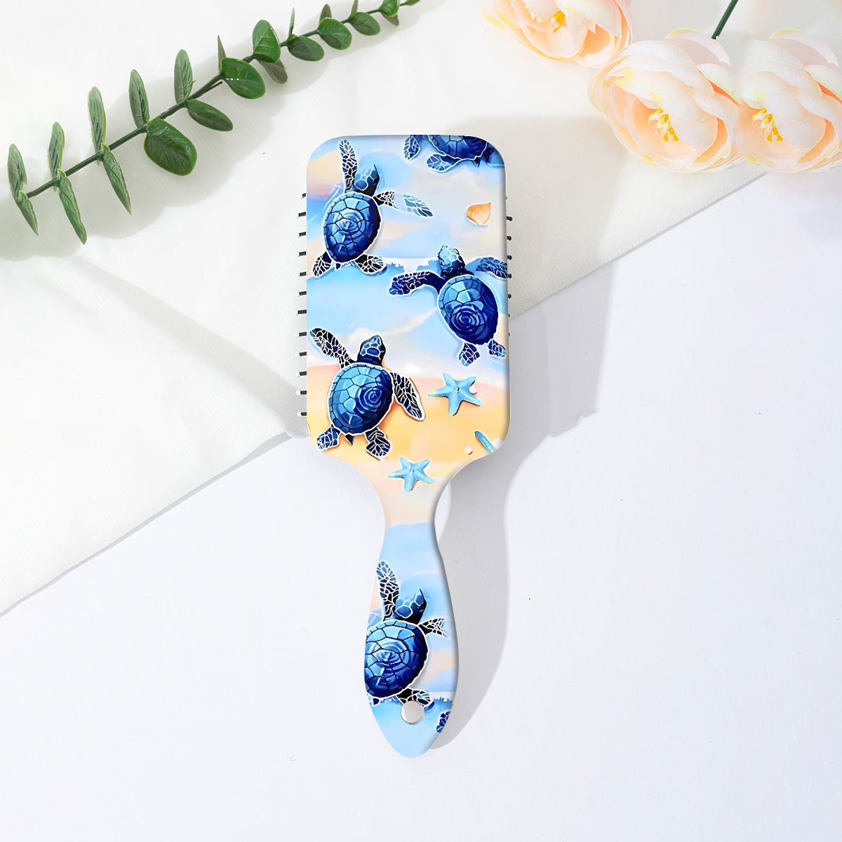 Household Portable Sea Turtle Series Pattern Air Cushion Comb