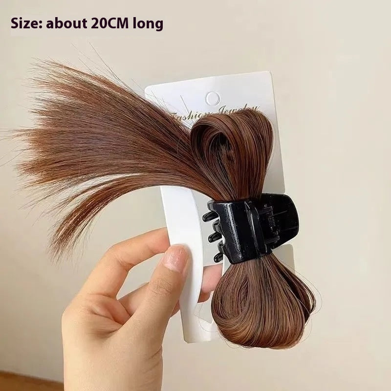 Kick Shuttlecock Fountain High Ponytail Grip Female Hair Volume