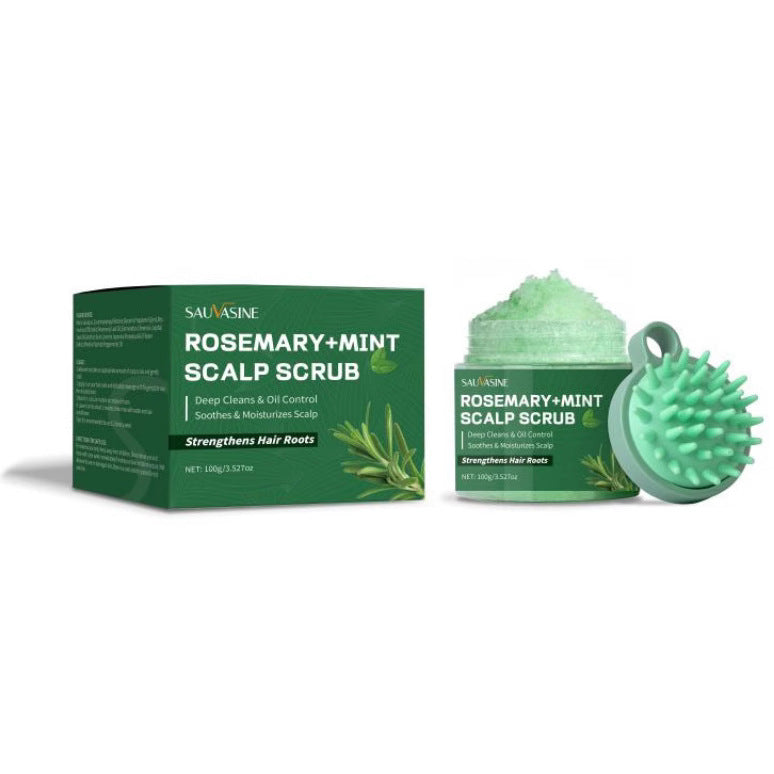 Scalp Scrub Shampoo With Massage Comb