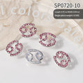 12 Zodiac Sign Nail Art Accessories Alloy Rhinestone 3D Nail Stickers For DIY Nail Decorations