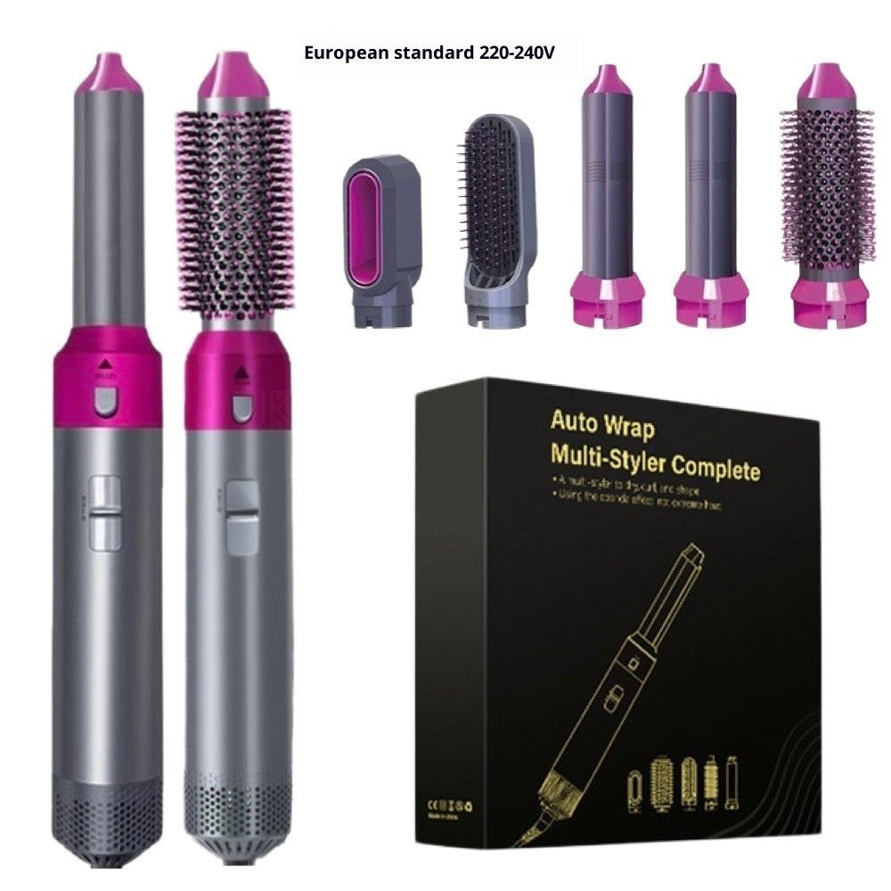 Multifunctional Five-in-one Automatic Curler Straight Comb Hair Dryer