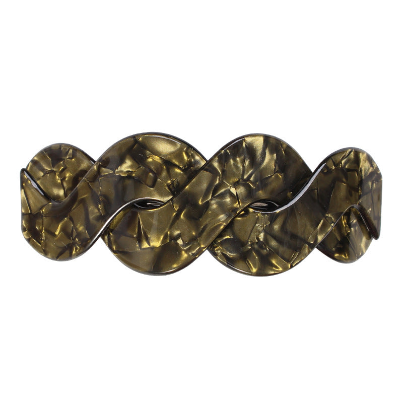 Women's Bow Acrylic Hairpin Ornament