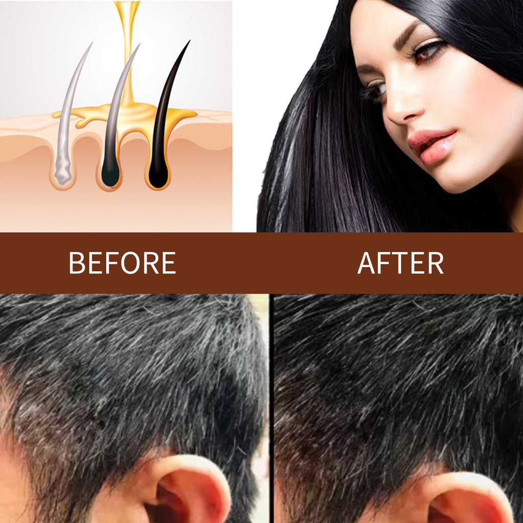 Shampoo Soap Polygonum Multiflorum Repair Natural Darkening