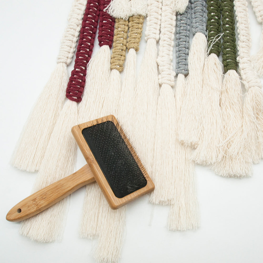 Tapestry Braided Fringe Hair Comb Small Large