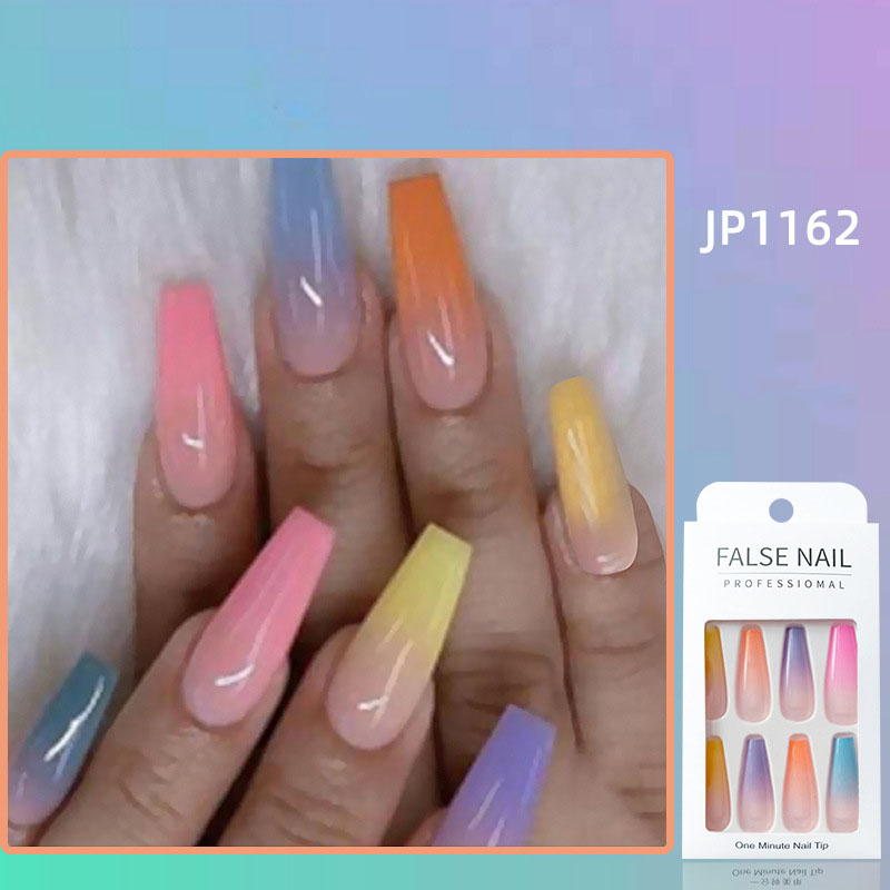 False Nail Flat Head Nail Fake Nail Patch Wear Manicure Finished Product