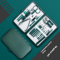 Nail Clippers Set Dark Green Portable