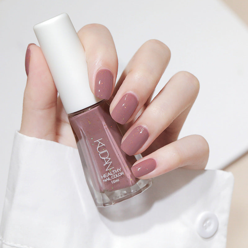 Kudan Water-based Odorless Peel-off No-bake Fast-drying Clear Nail Polish