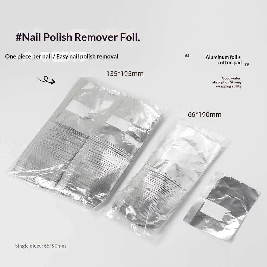 Nail Polish Remover Foil For Removing Gel Or Acrylic Nails