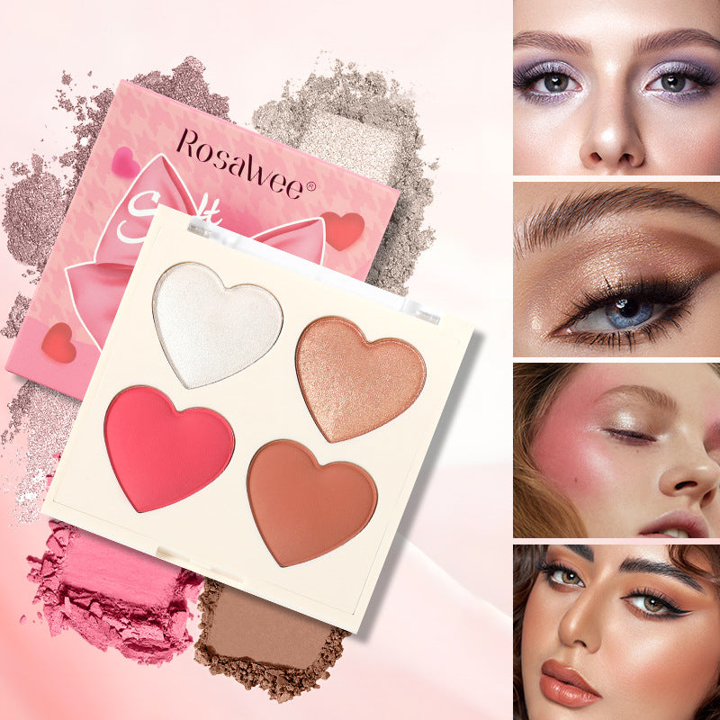 Rosawee A Four-color Blush Delivers A Natural Subtle Glow