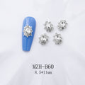 K9 Ultra-Shiny Flat-Back Rhinestones In White For Nail Art Decorations
