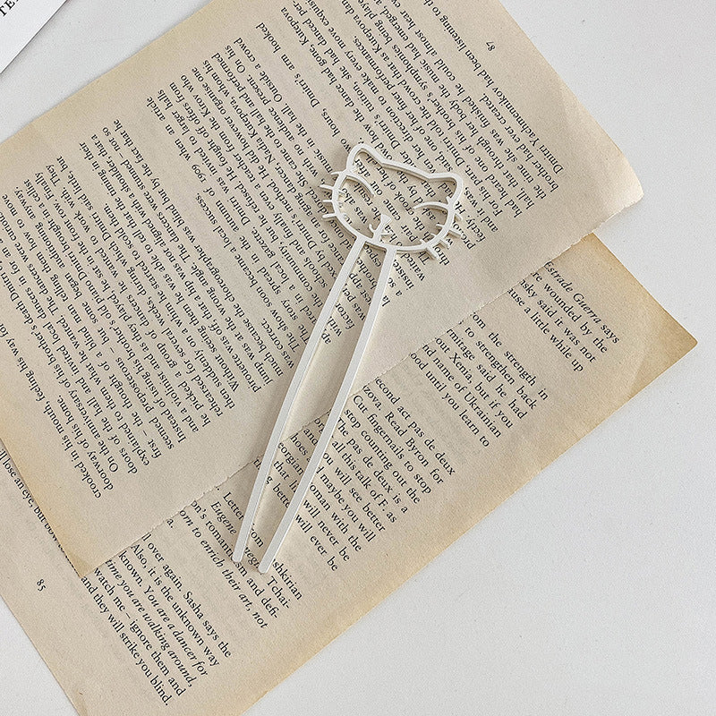 Fashion Personality Cute Matte Metal Cat Hairpin