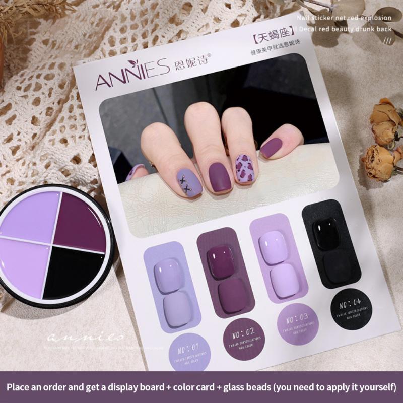 Annies Popular Color Twelve Constellation Series Solid Nail Polish For Nail Salon