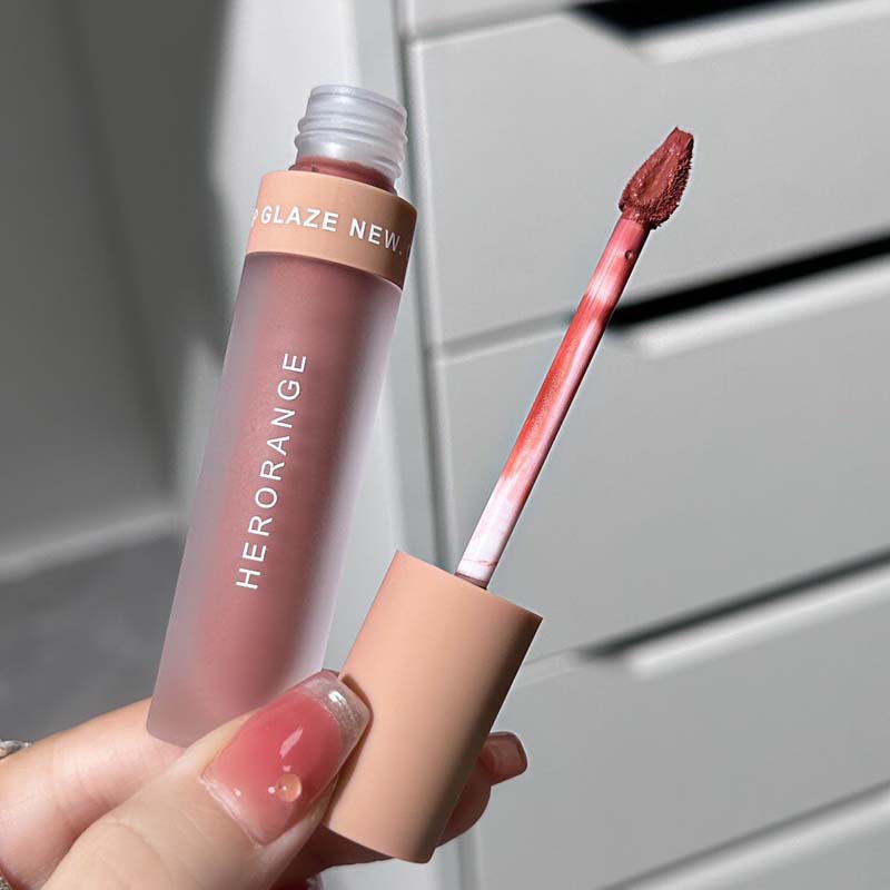 Velvet Lip Lacquer Matte Finish White Lipstick Waterproof And Durable
