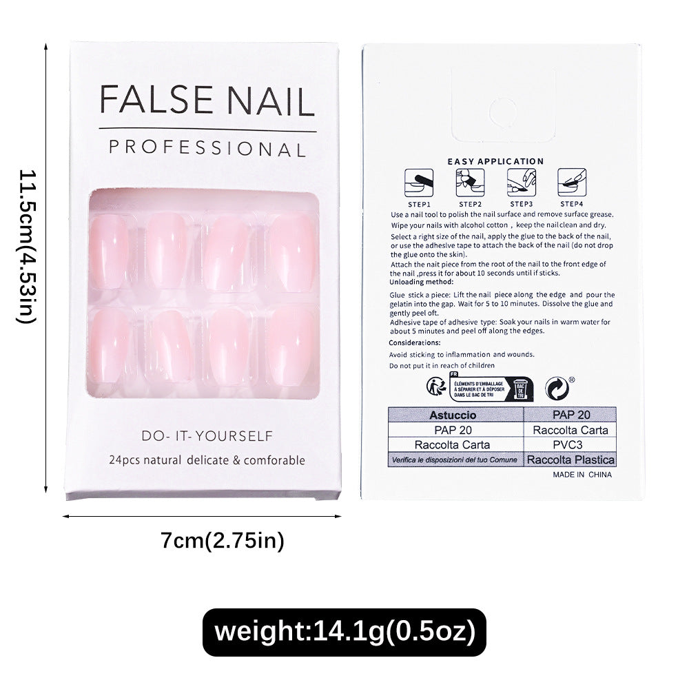 Nail Art 24 Pieces Gradient Nail Tips
