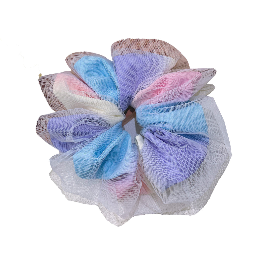 Rainbow Double-layered Large Intestine Hair Tie
