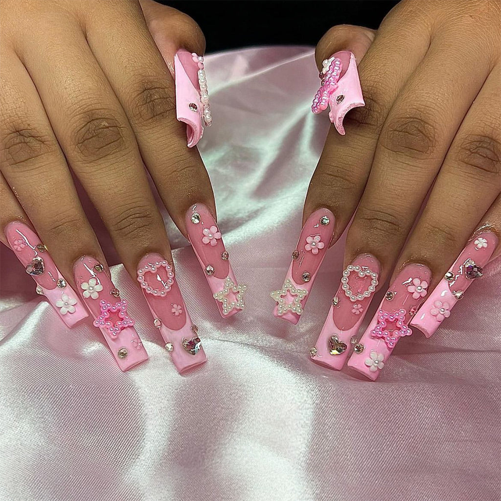 Super Long Water Pipe French Spot Drill Bow Wear Nail